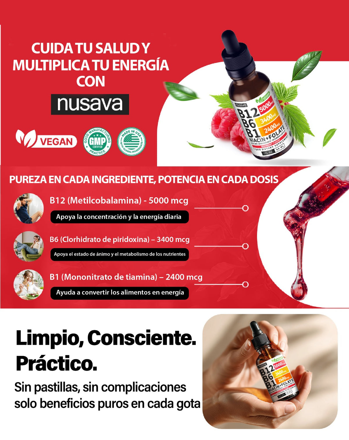 Nusava Vitamin B Complex 50 ml